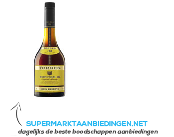 Torres Brandy 10 years old aanbieding