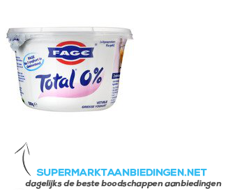 Total Griekse yoghurt 0% aanbieding
