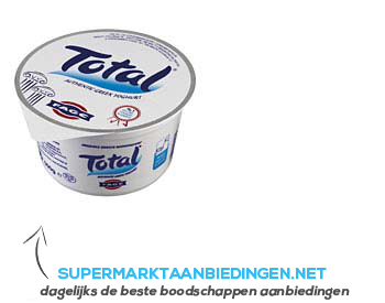 Total Griekse yoghurt aanbieding