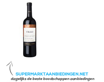 Trio Cab Sauvignon Cab Franc Syrah Reserva aanbieding