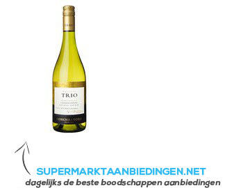 Trio Chardonnay Pinot Grigio Pinot Blanc Res. aanbieding