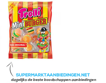 Trolli Mini burger aanbieding