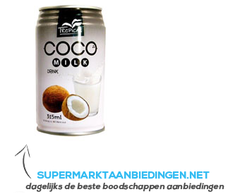 Tropical Coco milk drink aanbieding