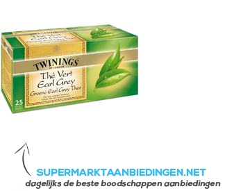 Twinings Groene earl grey thee