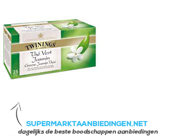 Twinings Groene jasmijn thee aanbieding