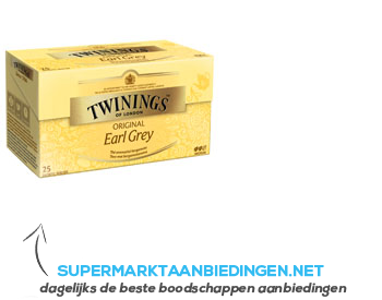 Twinings Original earl grey aanbieding
