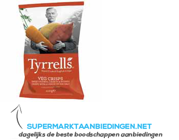 Tyrrells Veg Crisps Carrot aanbieding