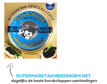 Tzar Caviar aanbieding