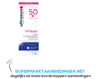 Ultrasun Baby SPF 50 aanbieding