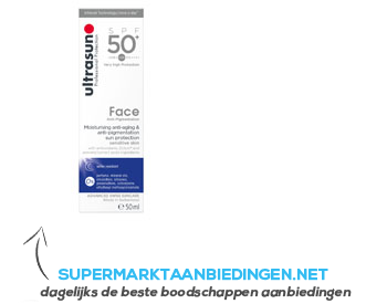 Ultrasun Face anti-pigmentatie SPF 50 aanbieding