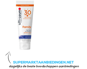 Ultrasun Family high sun protection SPF 30 aanbieding