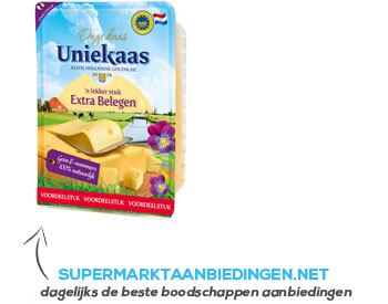 UnieKaas Extra belegen 48 stuk aanbieding