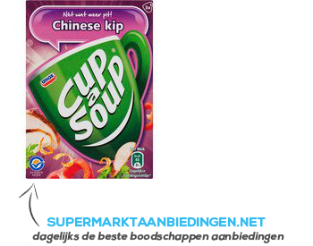 Unox Cup-A-Soup Chinese kippensoep aanbieding