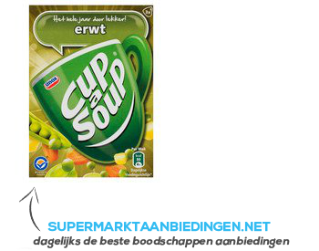 Unox Cup-A-Soup erwtensoep aanbieding