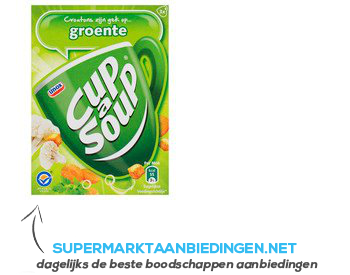 Unox Cup-A-Soup groentesoep aanbieding