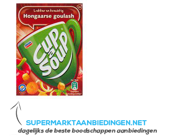 Unox Cup-A-Soup Hongaarse goulashsoep aanbieding