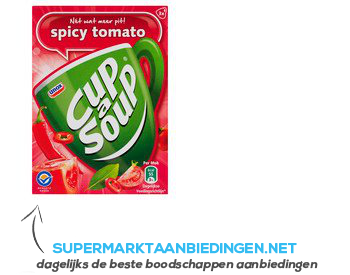 Unox Cup-A-Soup pittige tomatensoep aanbieding