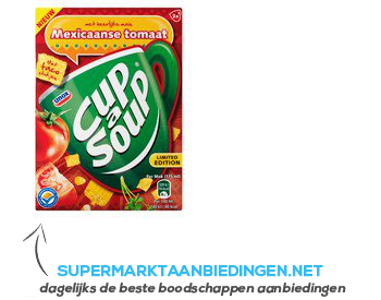 Unox Cup-a-soup tomaat & taco aanbieding