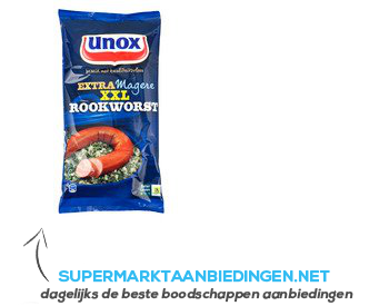 Unox Extra magere rookworst xxl aanbieding