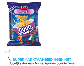 Unox Good noodles saté aanbieding