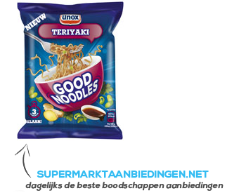 Unox Good noodles teriyaki aanbieding