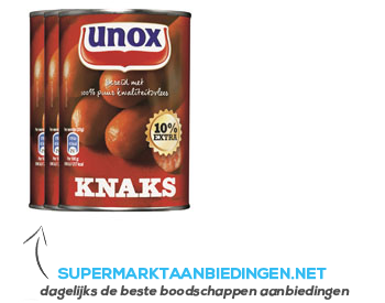 Unox Knaks aanbieding