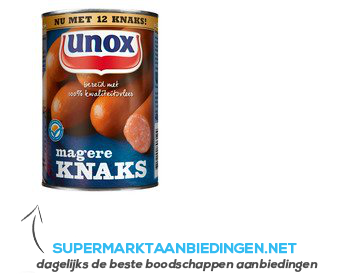 Unox Magere knaks aanbieding