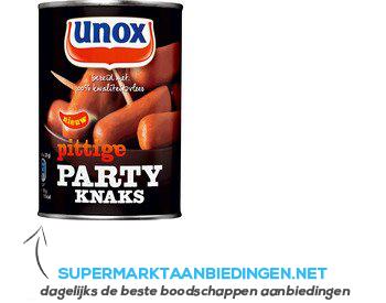 Unox Pittige party knaks aanbieding