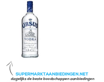 Ursus Vodka aanbieding