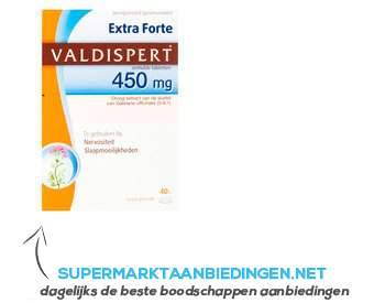 Valdispert Extra forte tabletten aanbieding