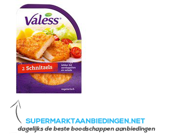 Valess vegetarische schnitzel aanbieding