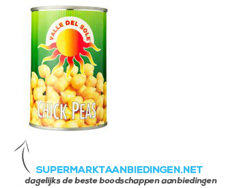 Valle del sole Chick peas aanbieding