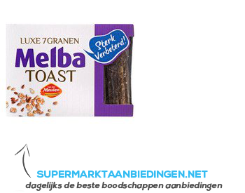 Van der Meulen Melba toast luxe 7-granen aanbieding