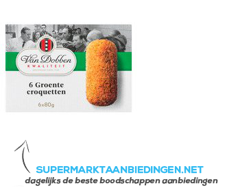 Van Dobben Groentecroquetten aanbieding