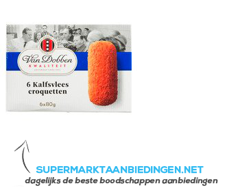 Van Dobben Kalfsvlees croquetten aanbieding