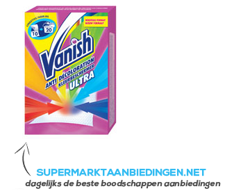 Vanish Kleurbeschermer ultra doekjes aanbieding