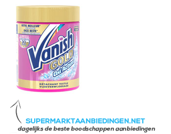 Vanish Oxi action gold poeder aanbieding