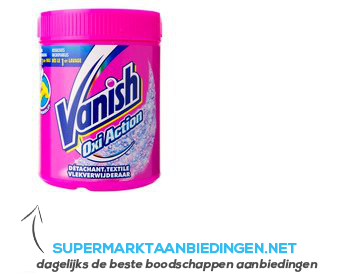 Vanish Oxi action multi poeder aanbieding