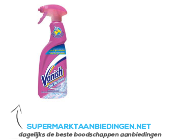 Vanish Oxi action spray vlekverwijderaar voorb. aanbieding