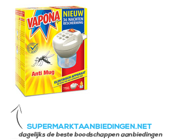 Vapona Anti- mug stekker aanbieding