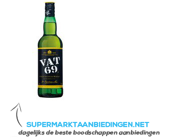 Vat 69 Finest Scotch whisky aanbieding