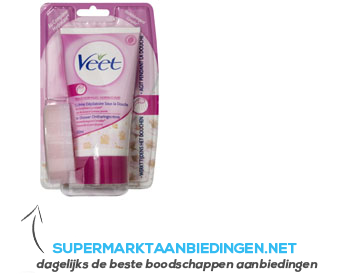 Veet In-shower ontharingscrème nor. huid aanbieding