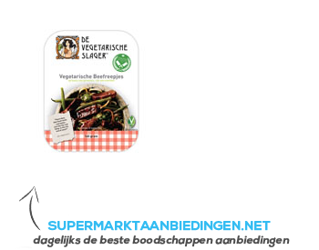 Vegetarische Slager Beefreepjes aanbieding