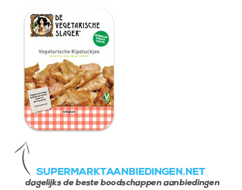 Vegetarische Slager Kipstuckjes aanbieding