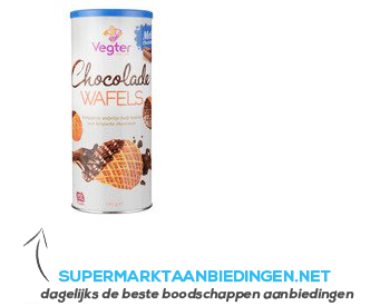 Vegter Chocolade wafels aanbieding