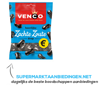 Venco Zacht zoute drop aanbieding