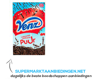 Venz Chocoladehagelslag puur aanbieding