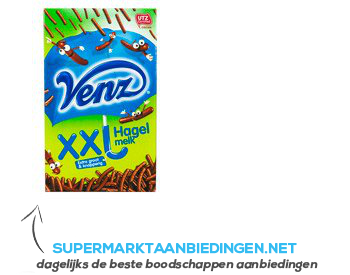 Venz XXL hagel melk aanbieding