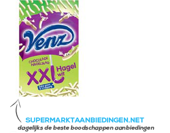 Venz XXL hagel wit aanbieding