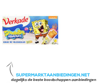 Verkade Choco cookies Spongebob aanbieding